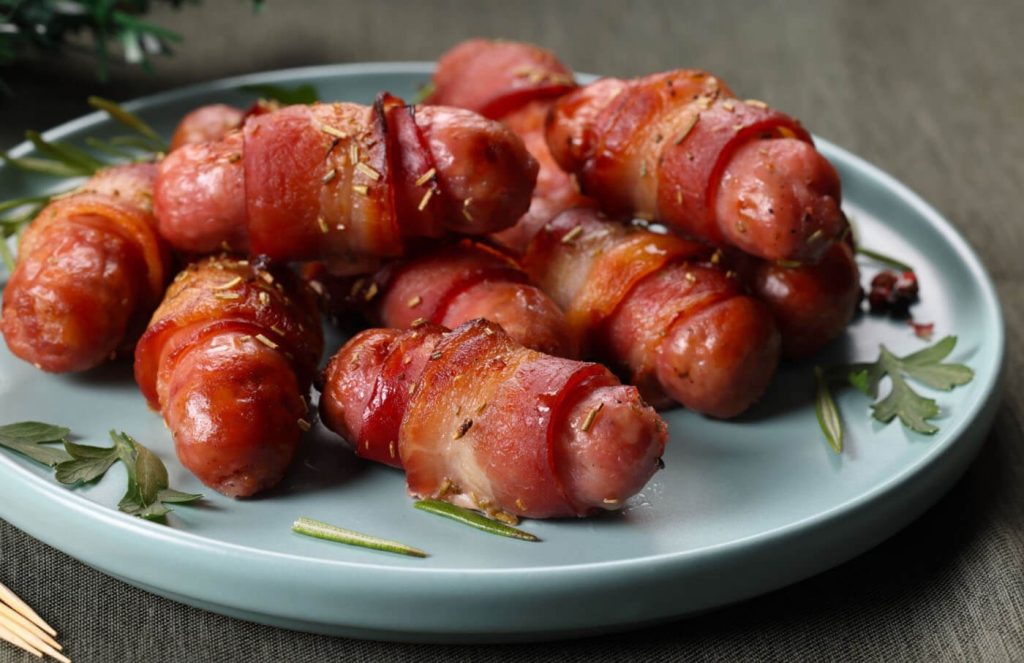 Bacon wrapped Dates