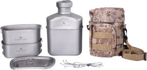 Boundless Voyage Titanium Canteen Mess Kit