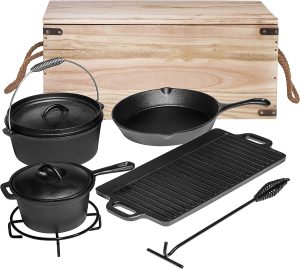 Bruntmor Camping Cooking Set Of 7