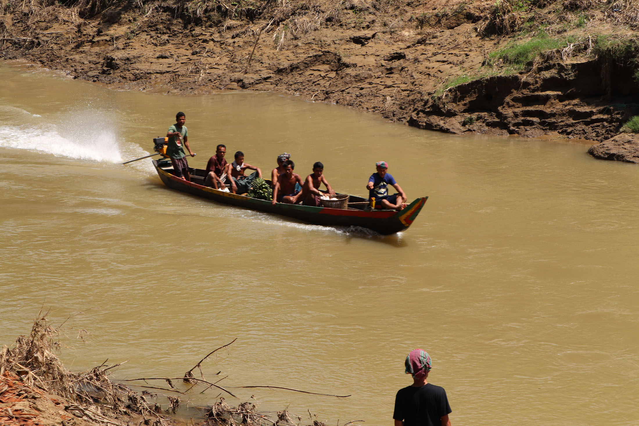 Travel to Debotakhum by boat