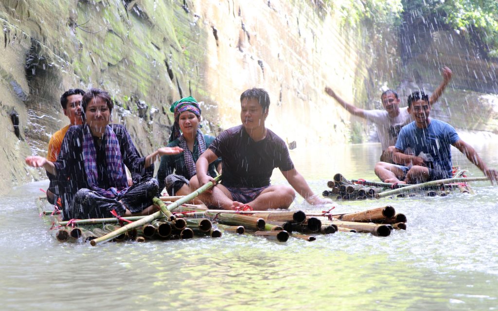 Debotakhum lake with friends