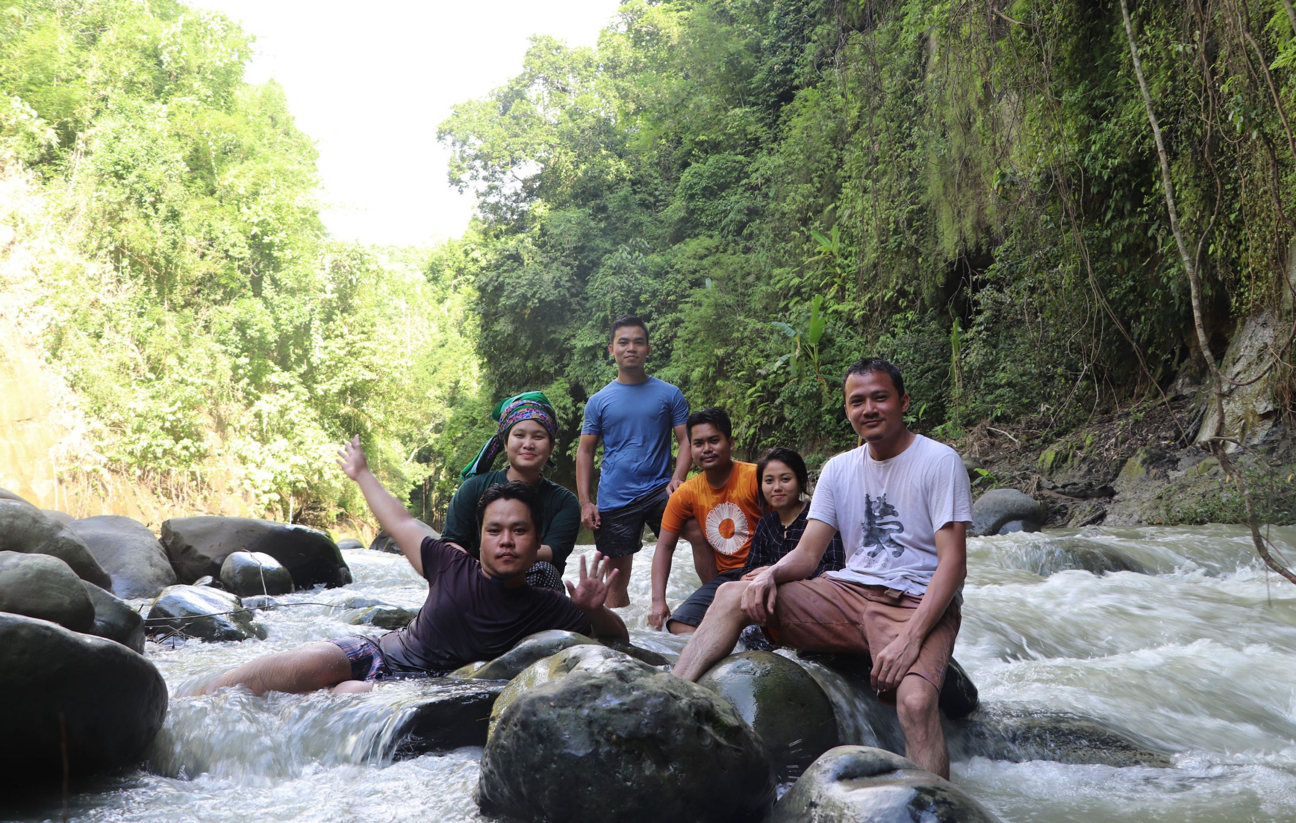 Group photo in Debotakhum