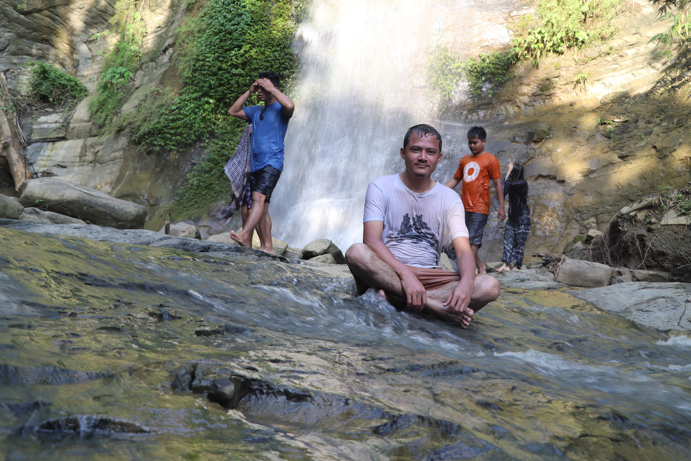 The Debotakhum Waterfall