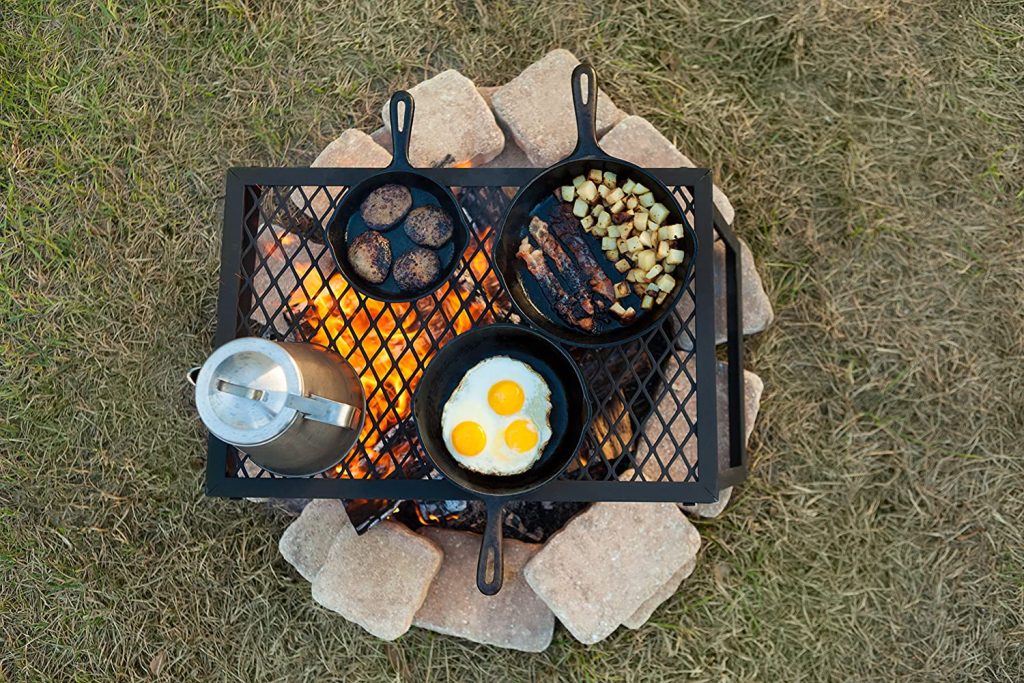 Amazon Basics Portable Outdoor Folding Campfire Grill grates