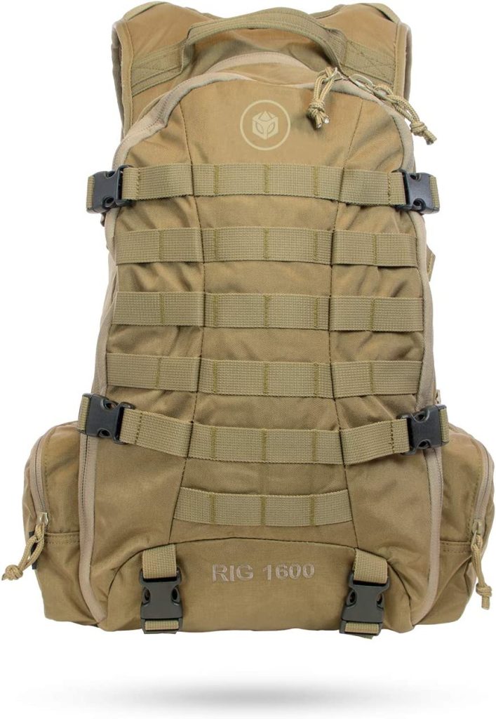 Aquamira 1600 Tactical Hydration Pack Front Side