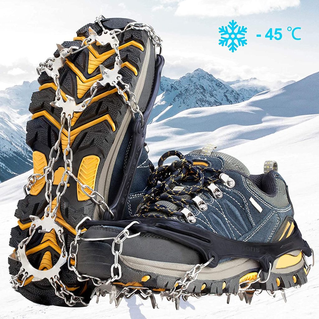 Crampons Ice Cleats Traction Snow Grips