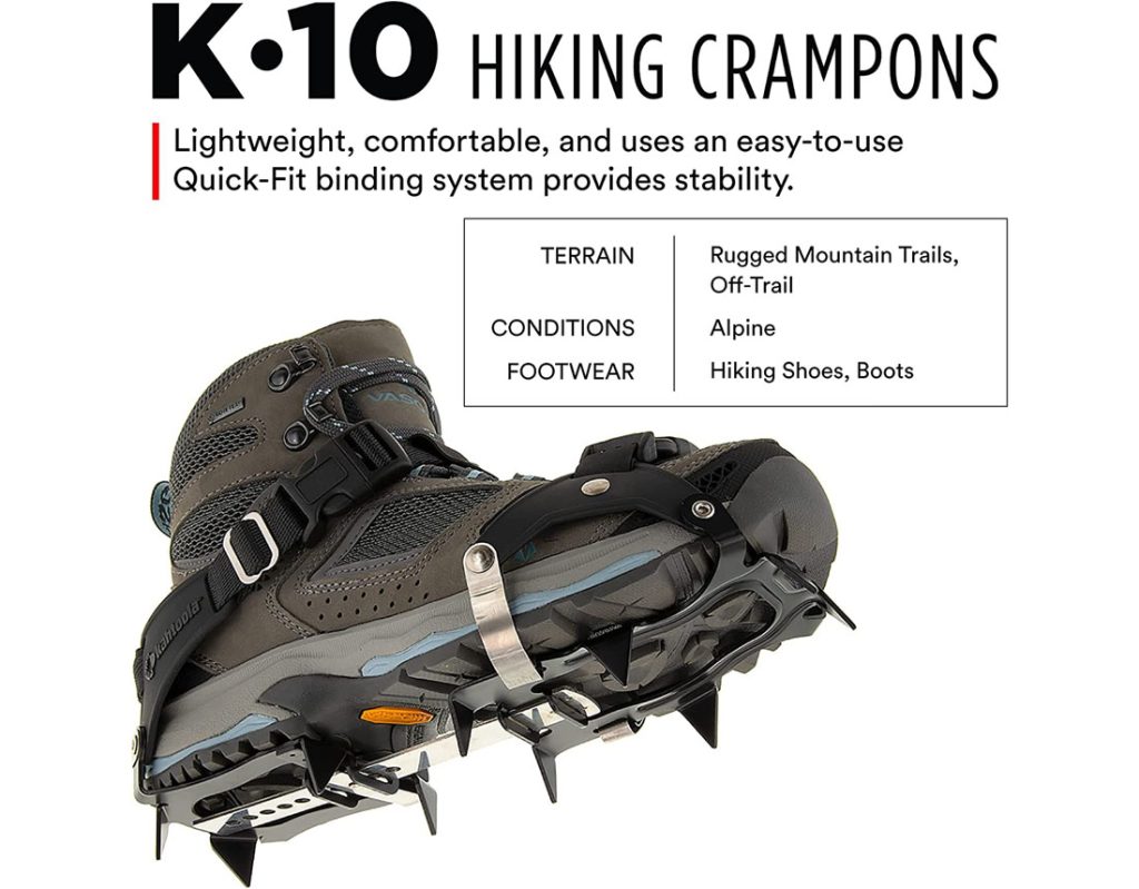 Kahtoola K10 Hiking Crampon Ice Spikes