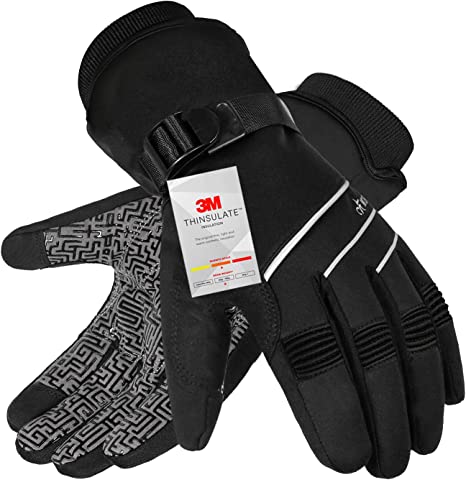 MOREOK Windproof Winter Gloves