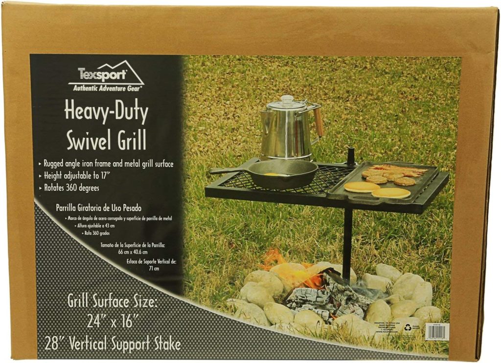 Texsport Heavy Duty Barbecue Swivel Grill grate