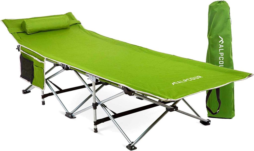 Alpcour best camping cot for bad back