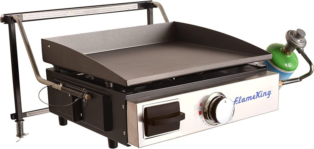 Flame King Flat Top Cast Iron Griddle