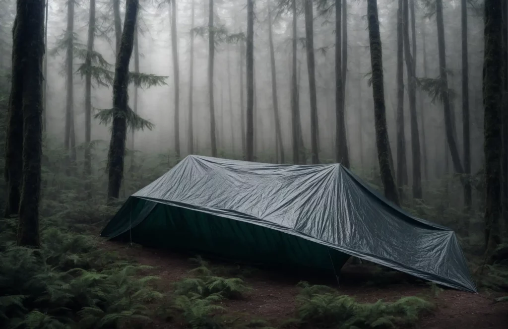 A 12x16 feet camping Tarp