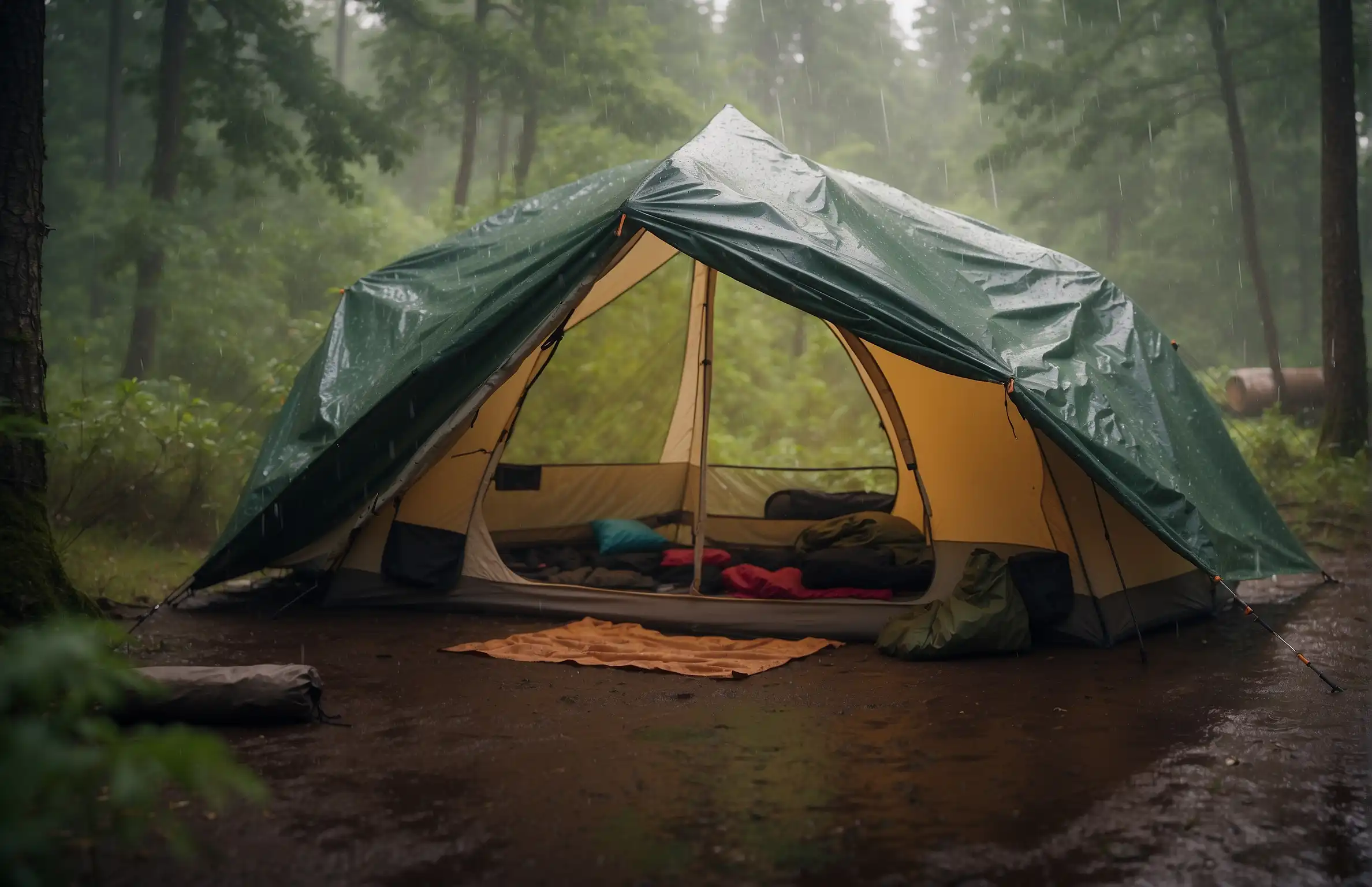 Keep Bedding Dry When Camping