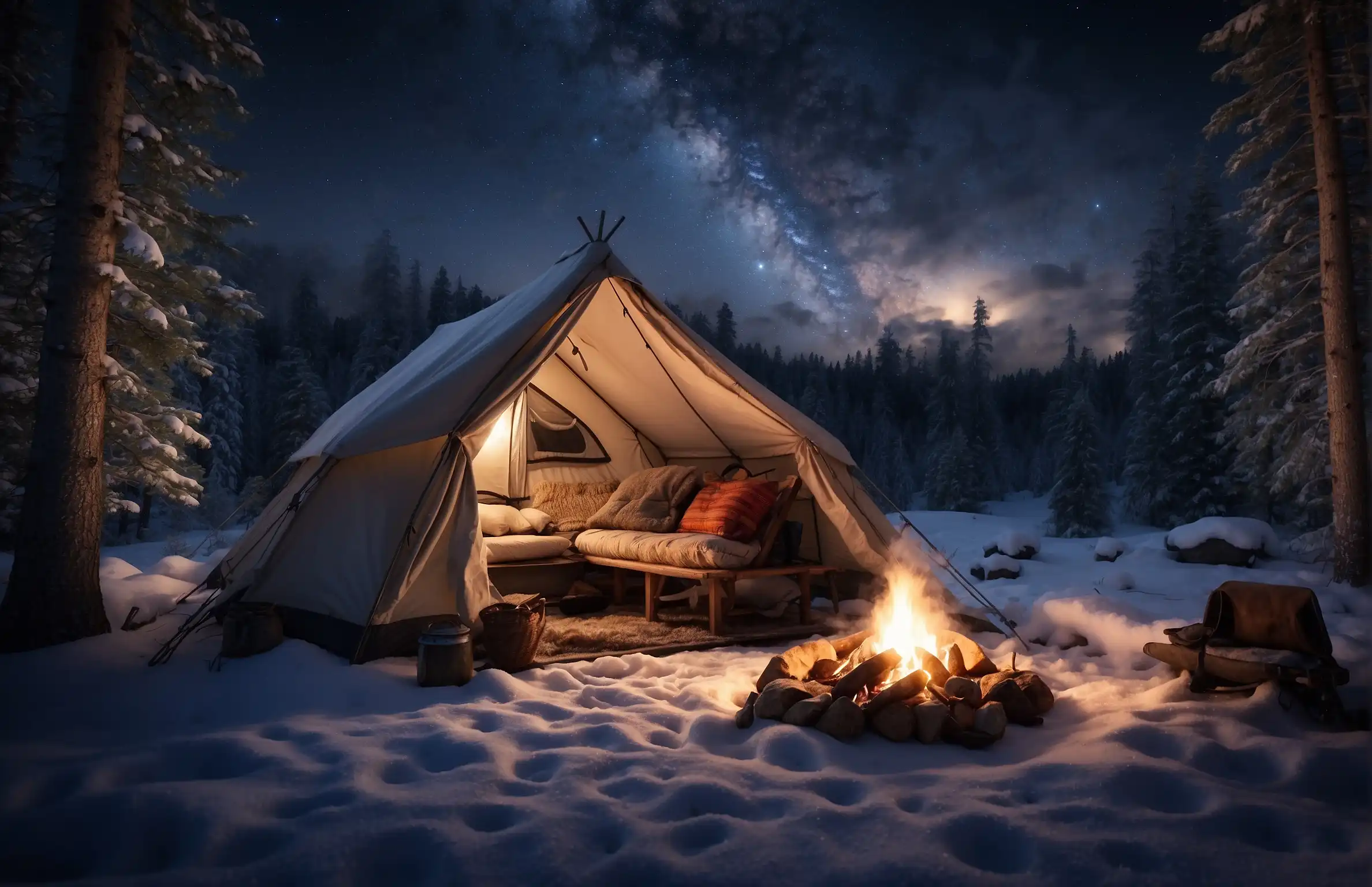 Stay Warm Camping in a Tent