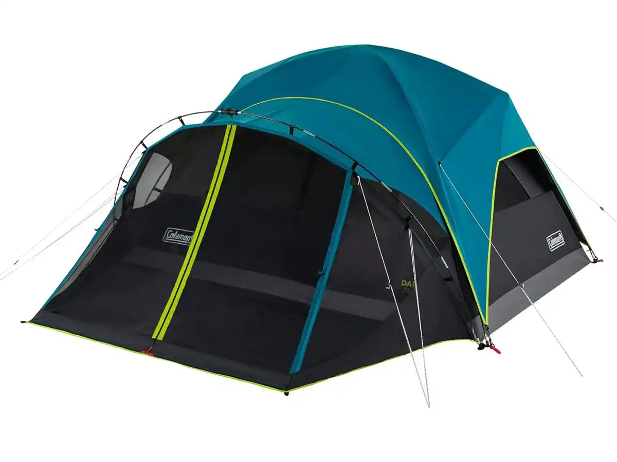 Coleman Carlsbad 4 Person Dark Room Dome Camping Tent