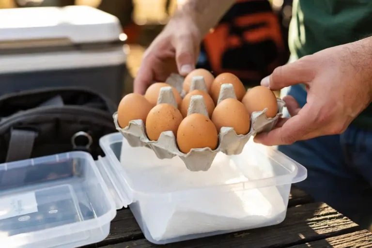 Way to Pack Eggs for Camping