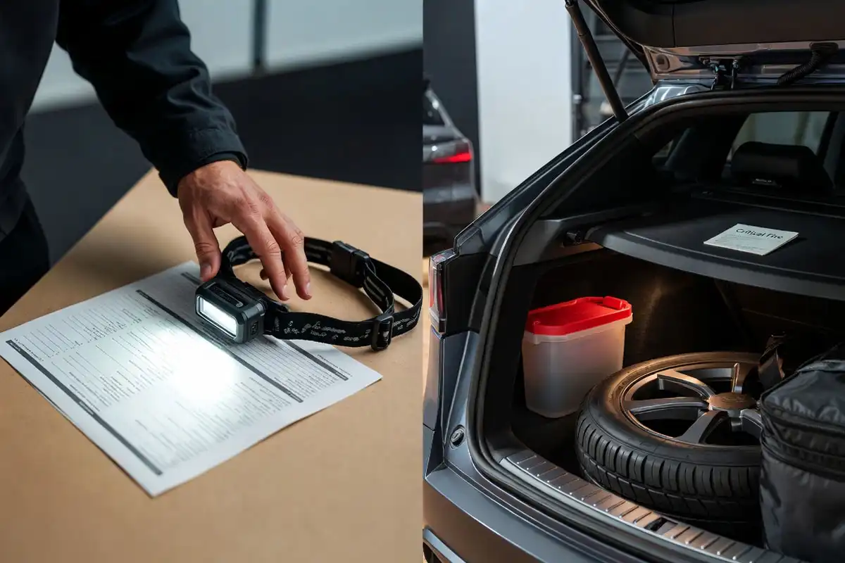 touch check and tailgate check