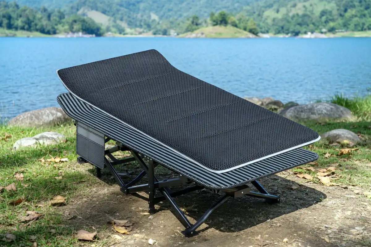 ATORPOK Camping Cot for Adults with Cushion Comfortable