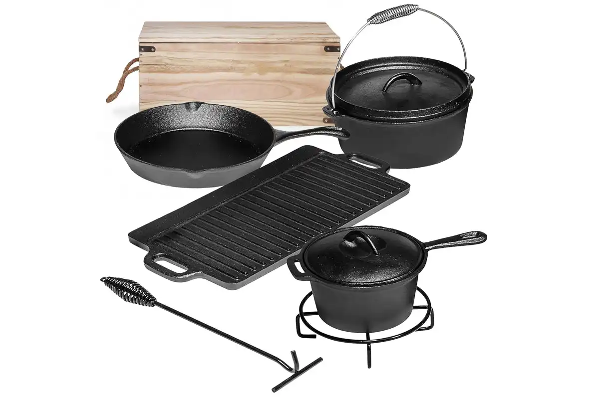 Bruntmor Pre-Seasoned Cast Iron Cooking Set Bruntmor Pre-Seasoned Cast Iron Cooking Set
