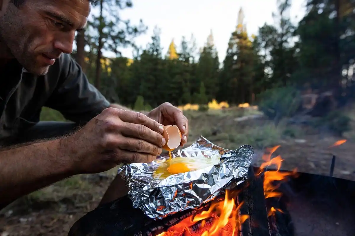 Cook Eggs at Camp Without a Pan