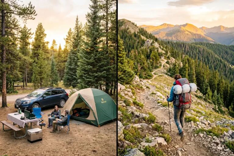 The Difference Between Car Camping and Backpacking Camping