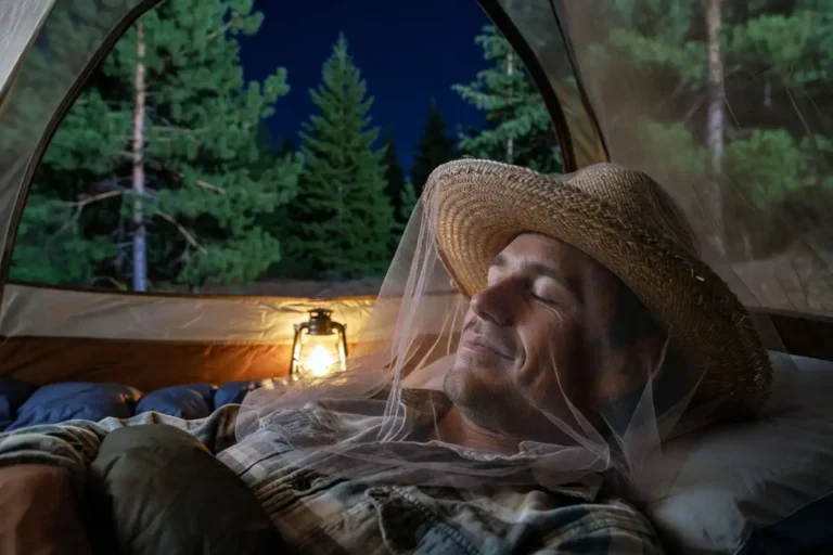 Keep Bug Net Off Head and Face While Sleeping