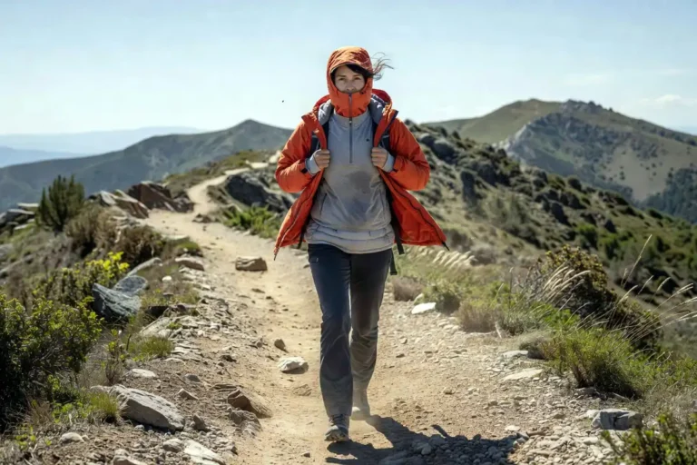 Layer Clothing for Cold Wind on Trail