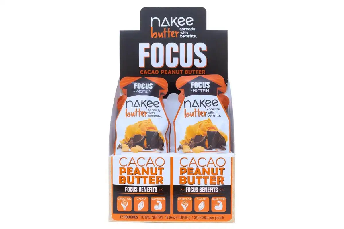 Nakee Butter Focus Cacao Peanut Butter