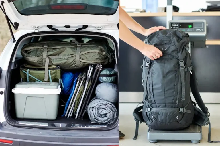 Pack for a Camping Trip by Car vs by Flight