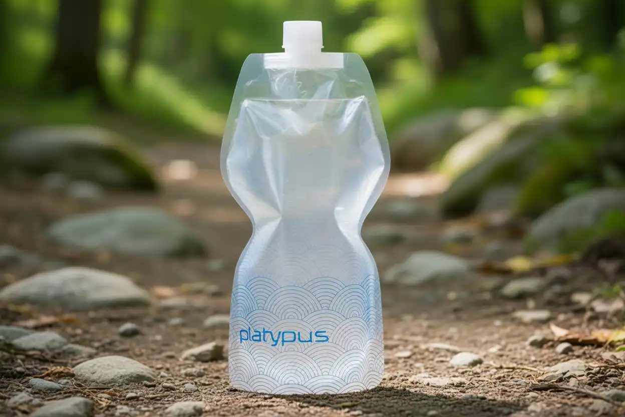 Platypus SoftBottle Collapsible Backpacking Water Bottle with Closure Cap