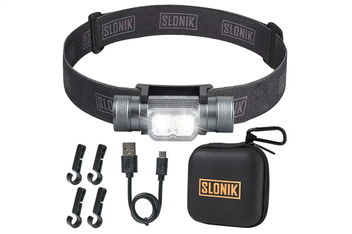 1000 Lumen LED USB Rechargeable Headlight