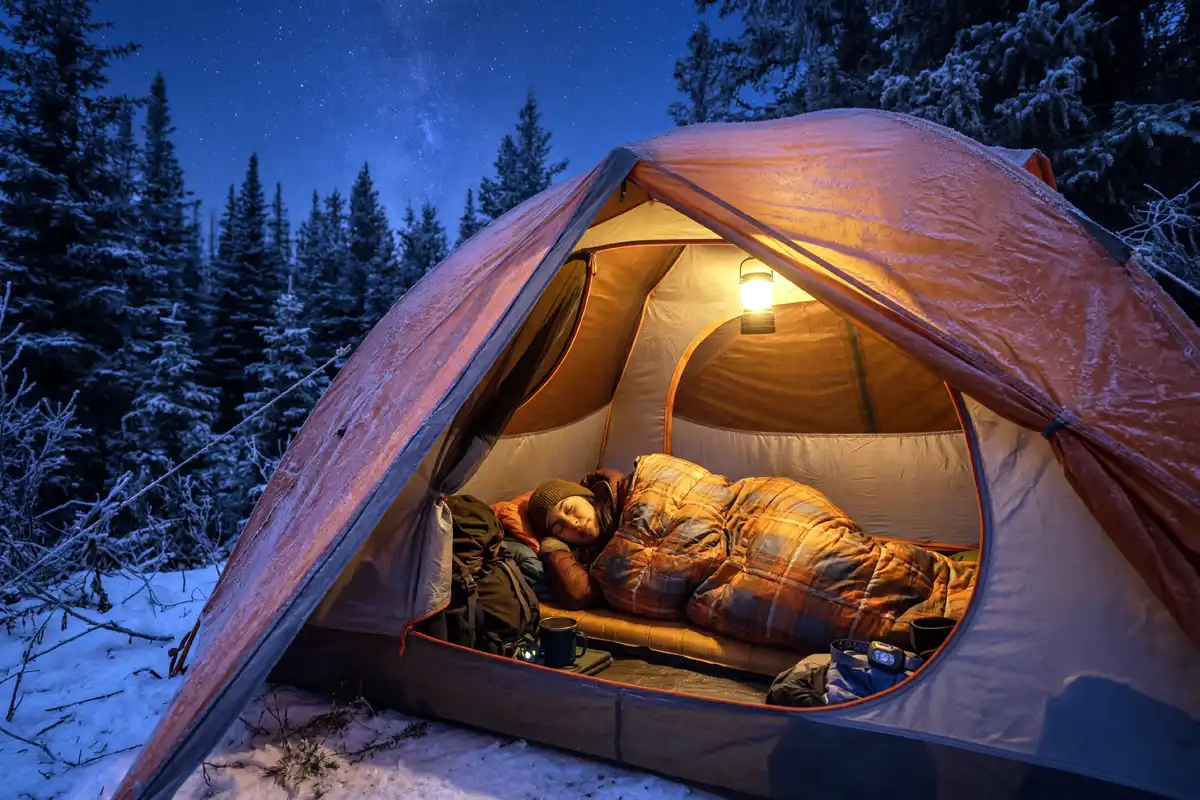 Stay Warm in a Tent When Temperatures Drop at Night