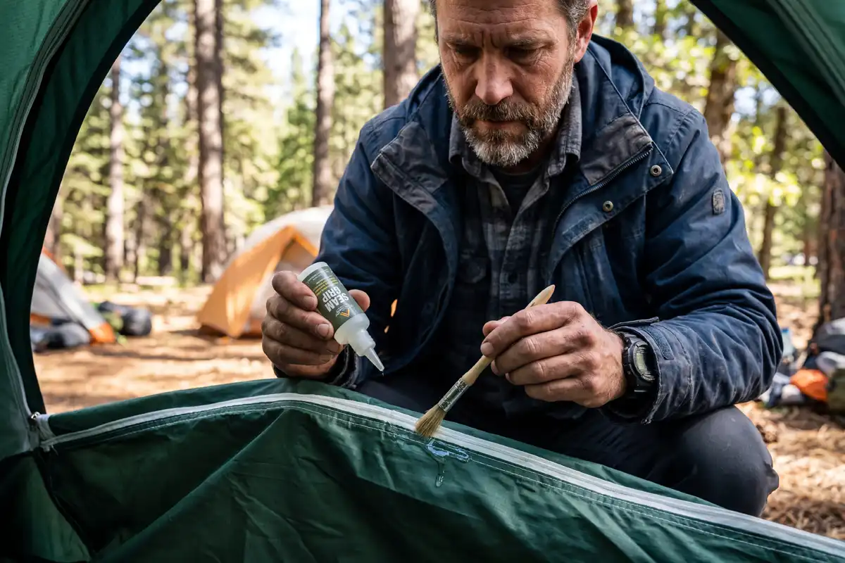 Waterproof a Tent That Has Started Leaking at the Seams