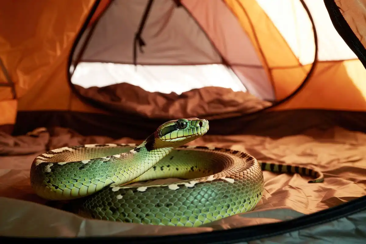 What to Do If You Wake Up and Find a Snake Inside Your Tent