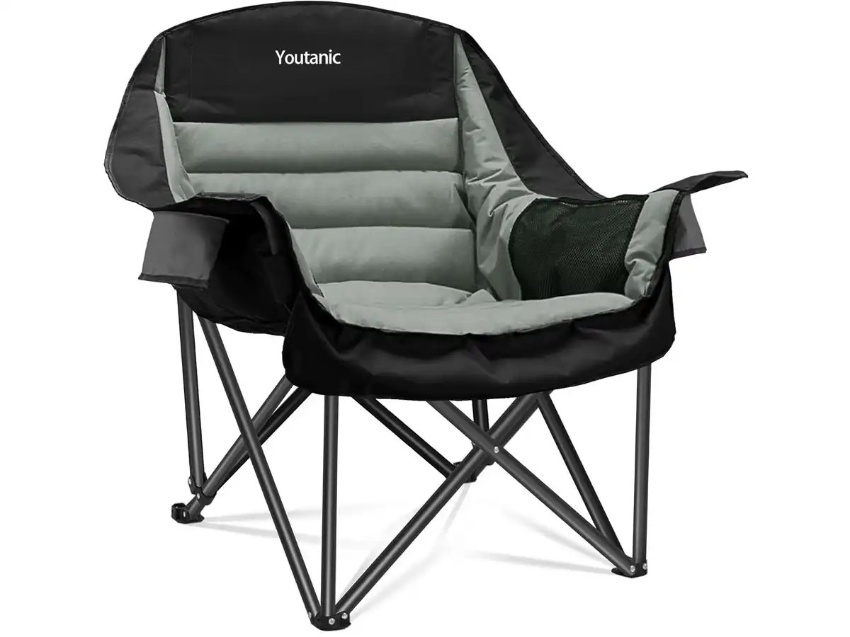 Youtanic Oversized Portable Folding Camping Chair