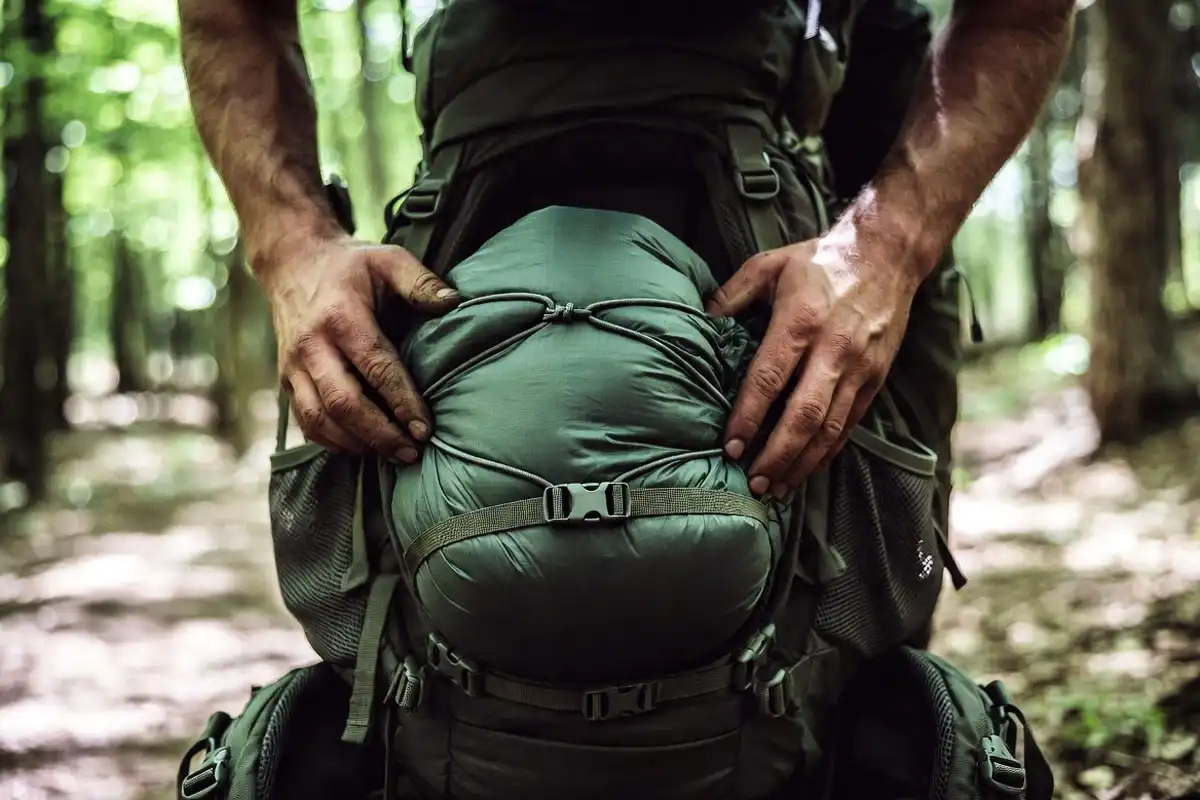 Attach a Sleeping Bag to a Backpack Without It Falling Off