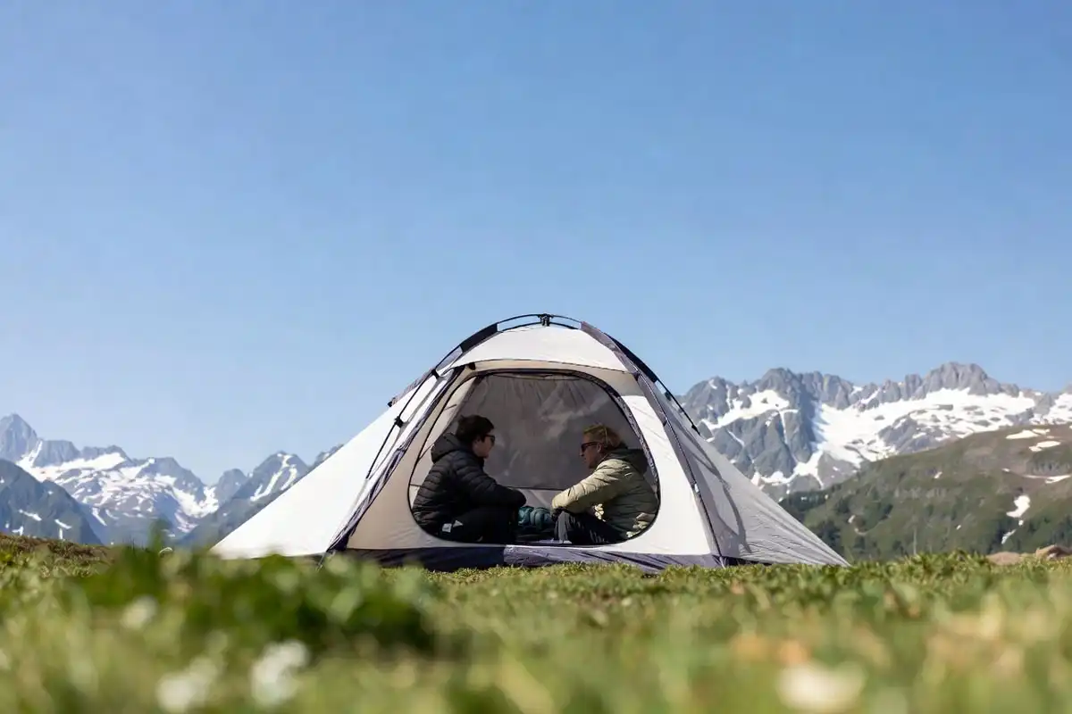 Best two person camping tent, weight 2.4 lbs, 29 sq ft