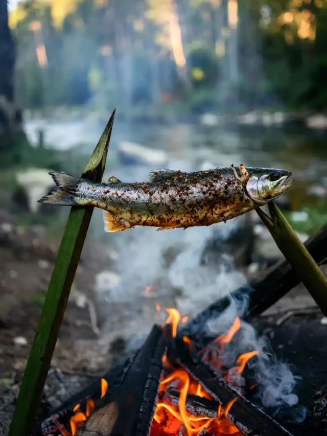 Cook Fish at Camp Without a Frying Pan
