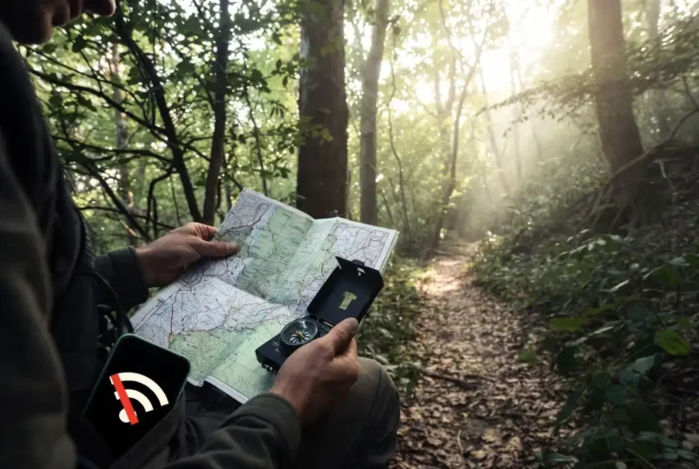 navigate without gps in forest