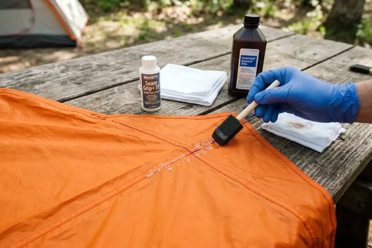 Waterproofing a Tent That Has Started Leaking at the Seams