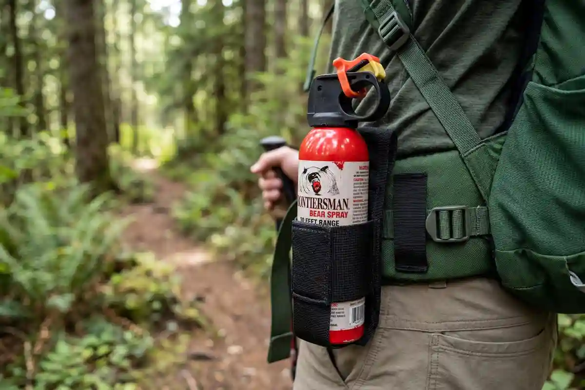 How to Carry Bear Spray on a Backpack