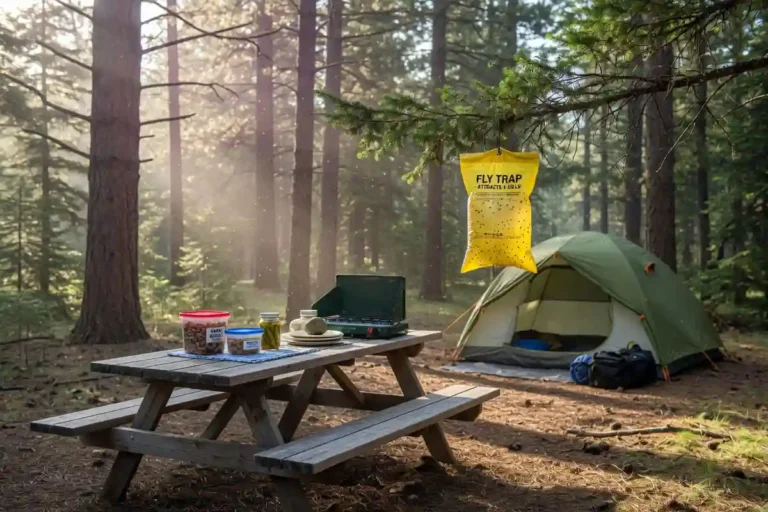 How to Keep Flies Away While Camping in Summer Heat