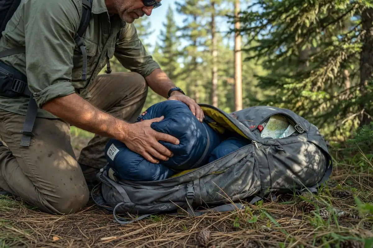 Pack a Sleeping Bag in a Backpack