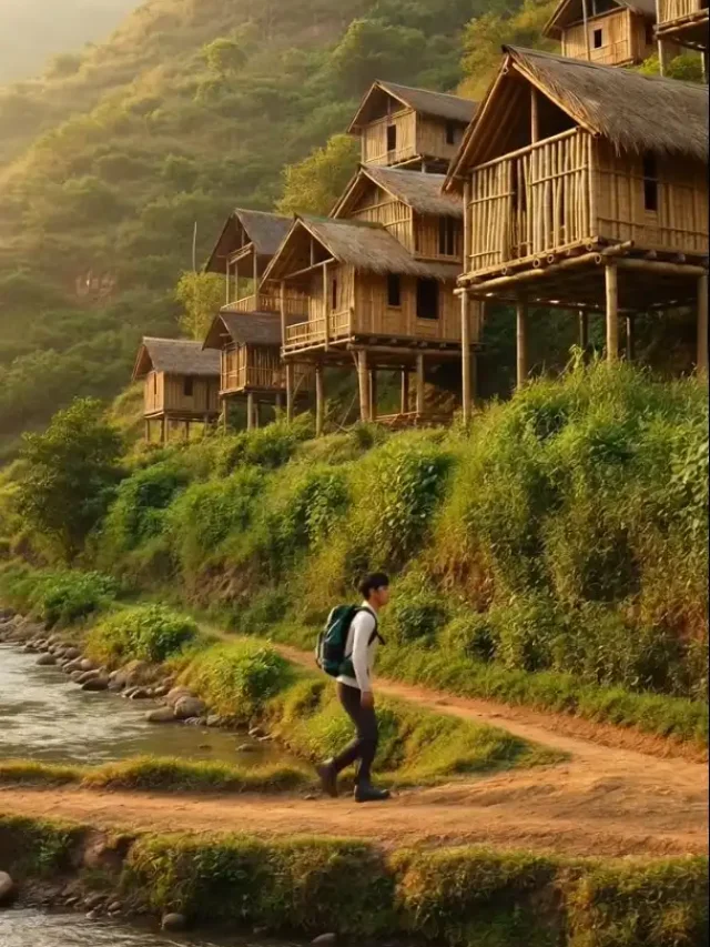 Hiking Through Remakri Village and Scenic River Trails