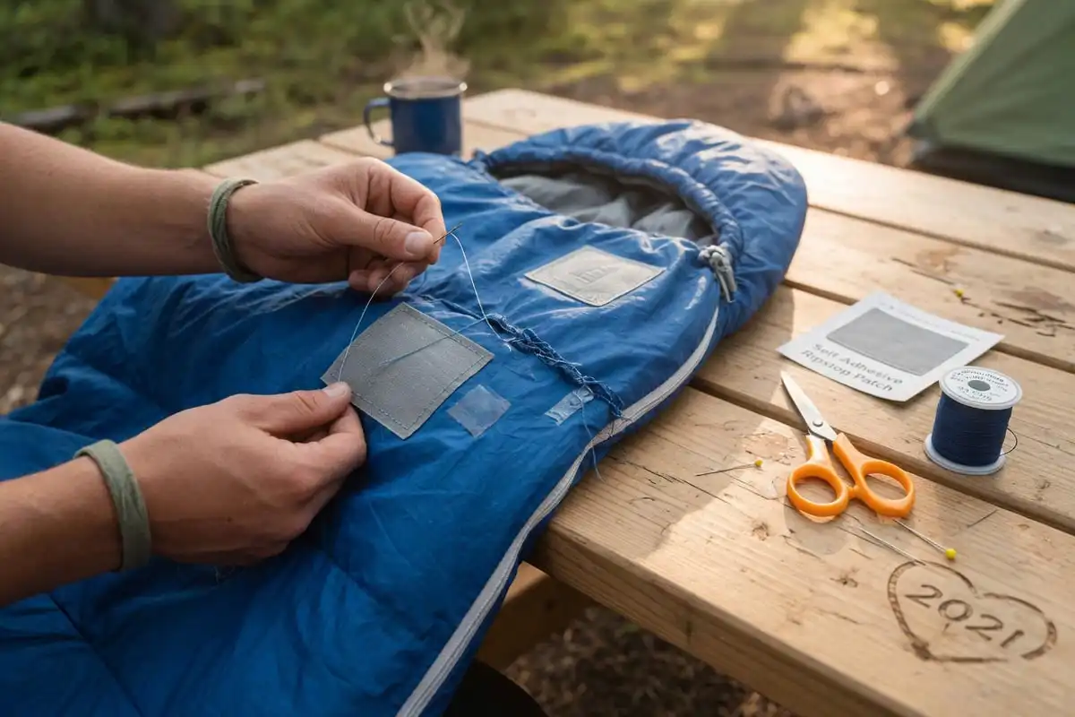 Repair a Sleeping Bag in Under 30 Minutes