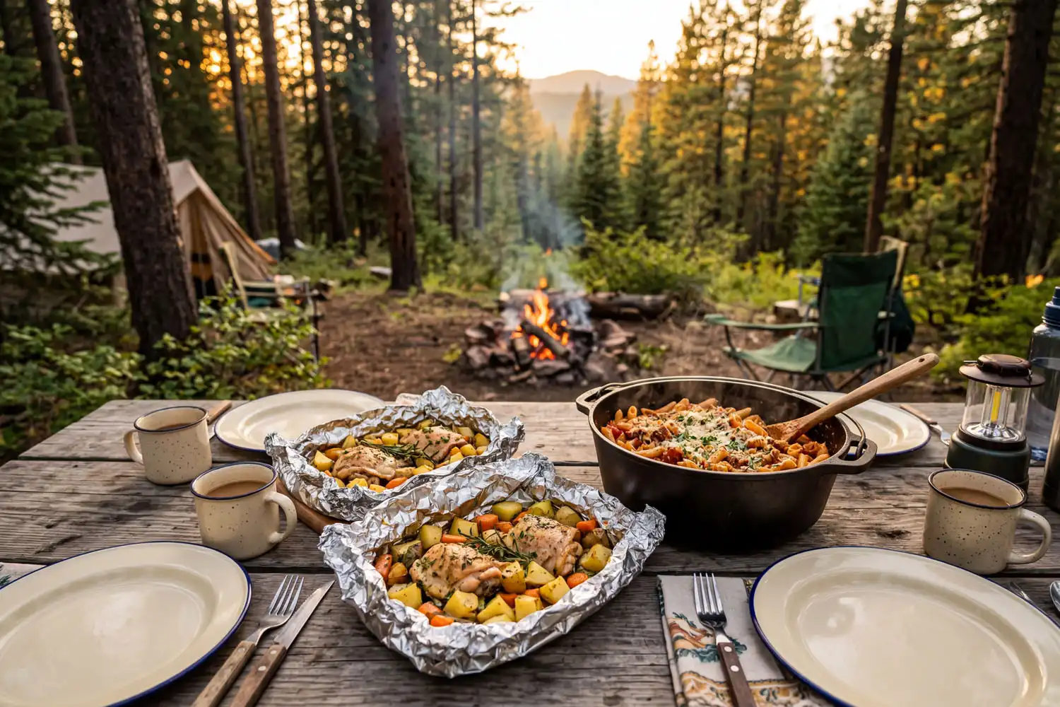 Easy Camping Meals for Family: Full Recipes for the Whole Trip