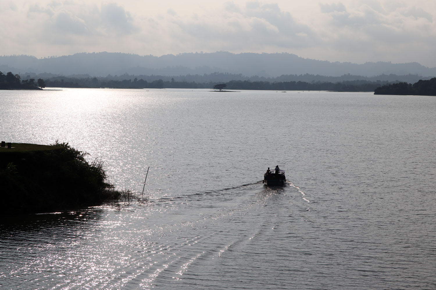 Kaptai Lake in Rangamati, Chittagong Hill Tracts, Bangladesh
