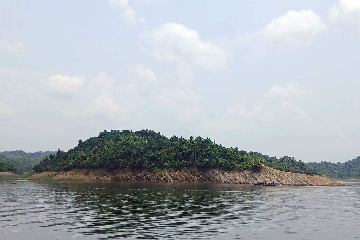 Kaptai Lake Rocky Island Rangamati