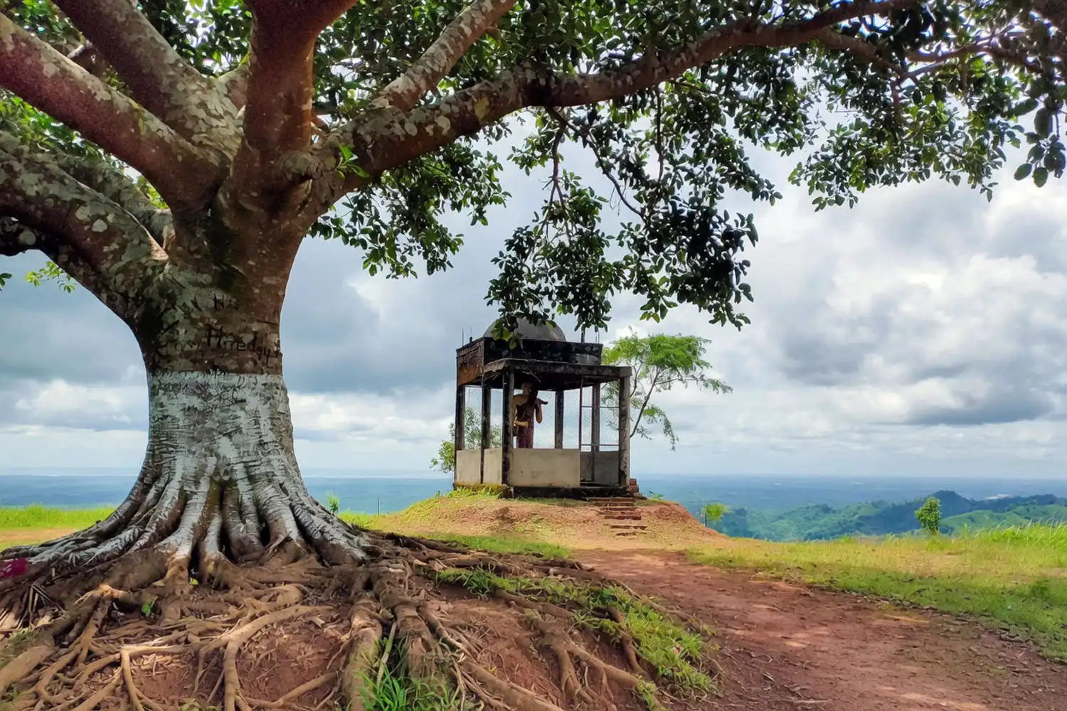 Summit of Marayon Thong hill in Alikadam, Bandarban