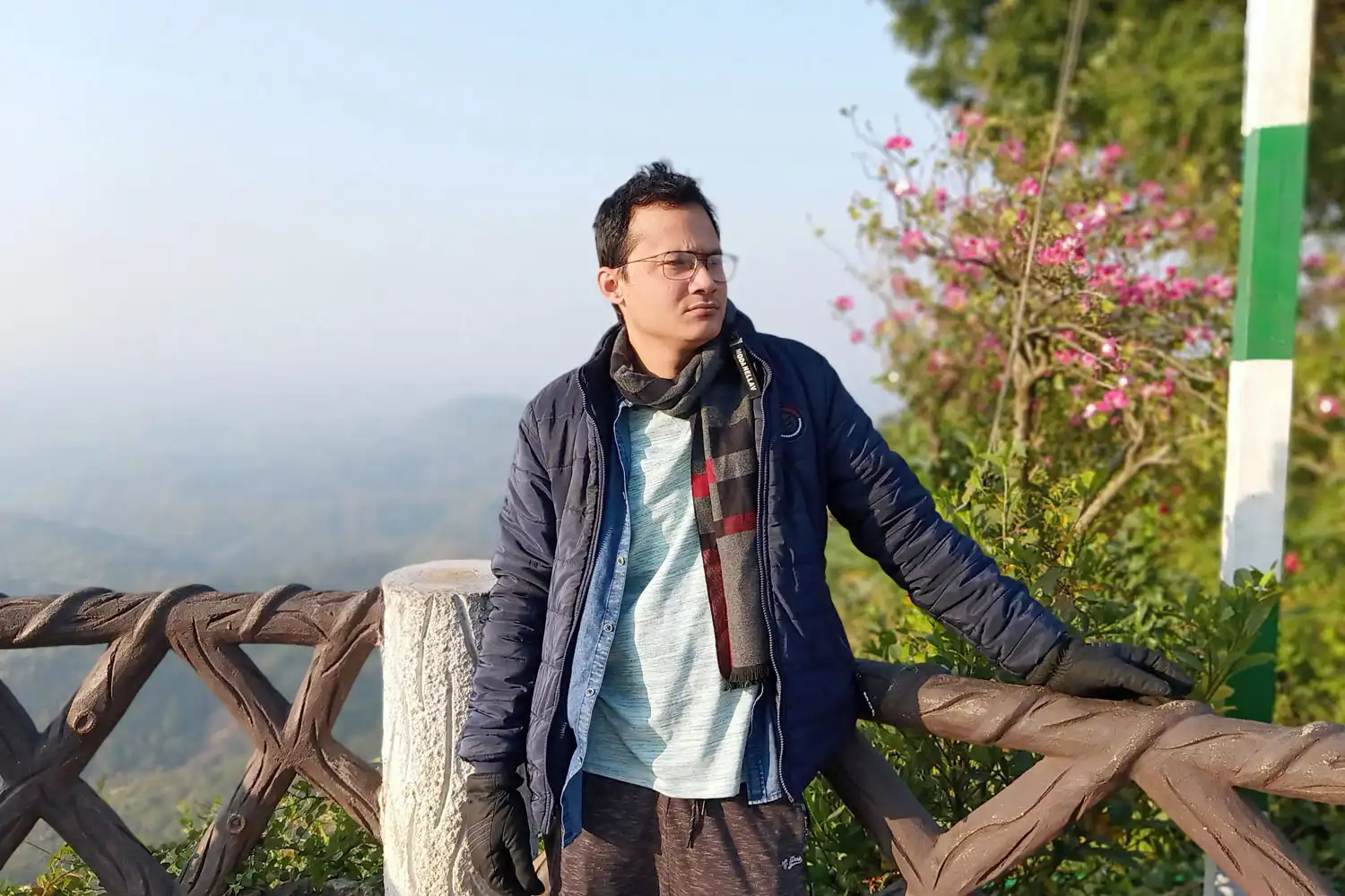 Sukhen Tanchangya at Nilachal, Bandarban